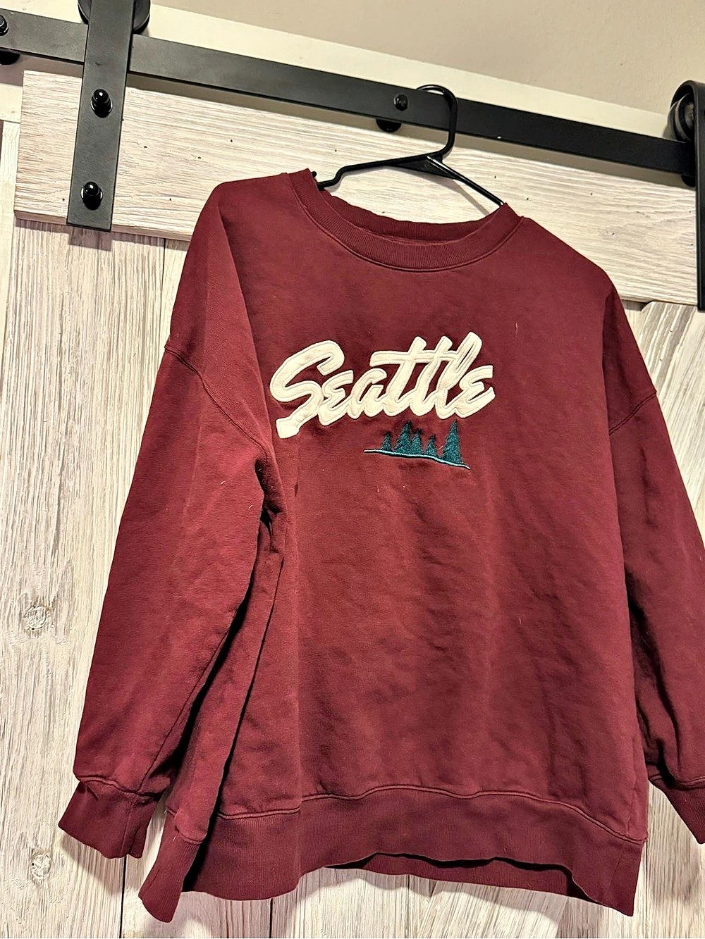 Old Navy SoComfy Seattle Graphic Tunic Sweatshirt XL